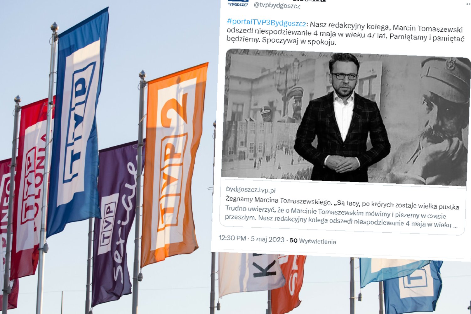 Nie żyje Marcin Tomaszewski. Dziennikarz spędził w TVP 18 lat.