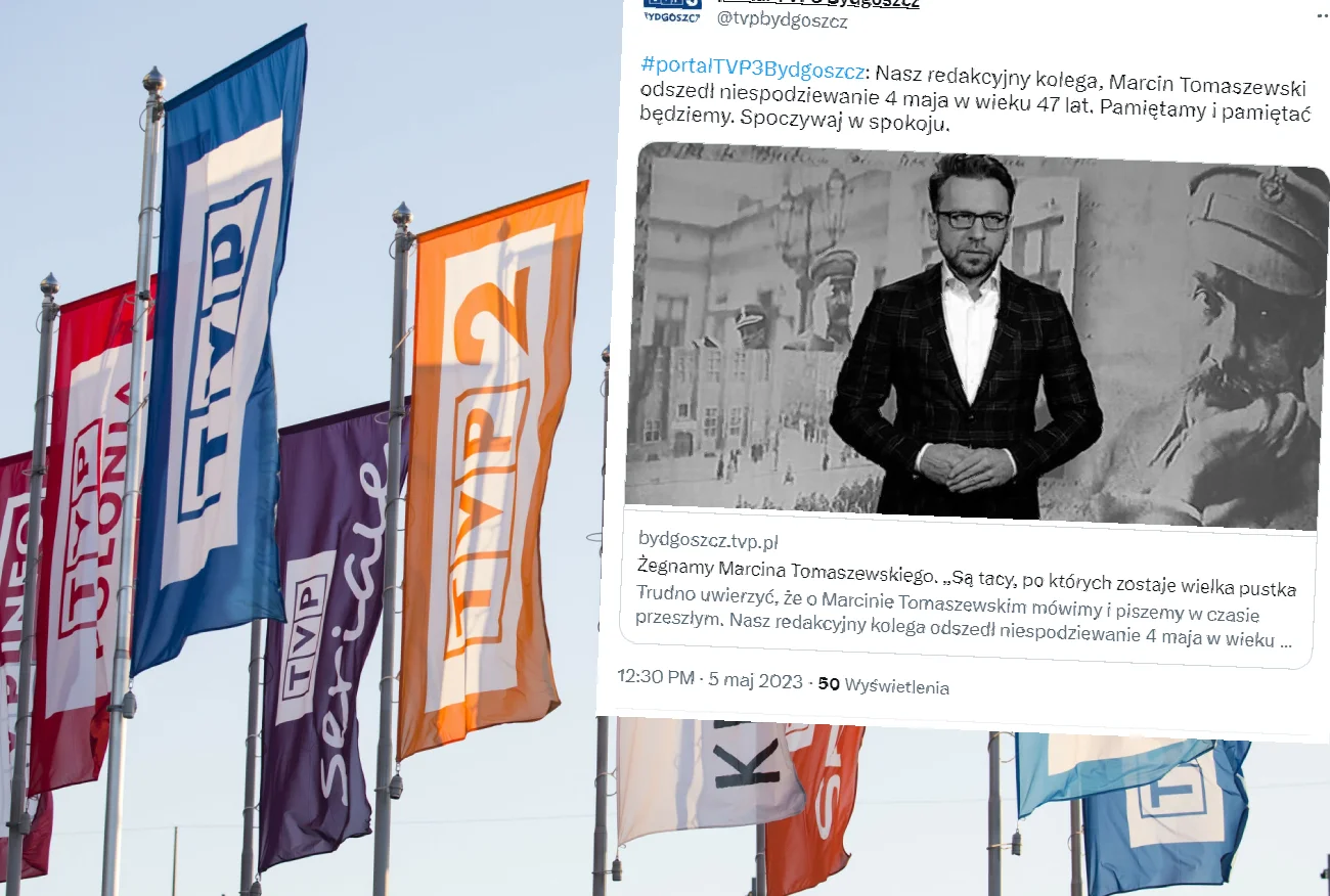 Nie żyje Marcin Tomaszewski. Dziennikarz spędził w TVP 18 lat.