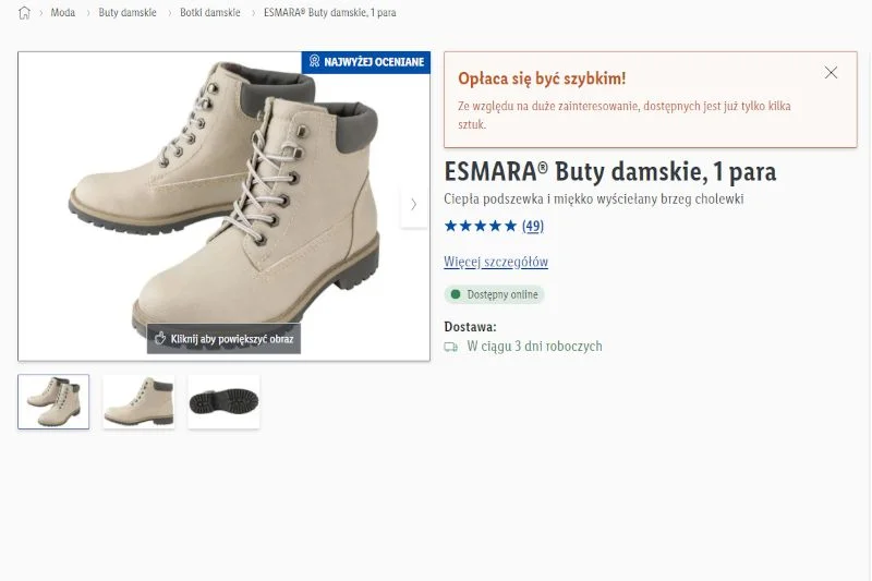 Ten model idealnie sprawdzi się na zimową aurę.