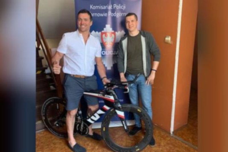 Marc London (z lewej) miesiącami szukał swojego ukochanego roweru