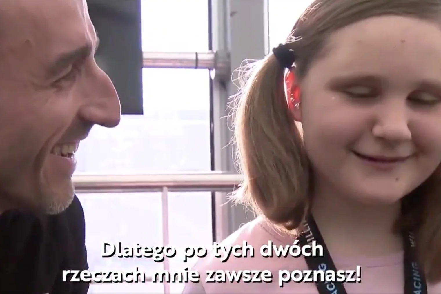 Robert Kubica spotkał się z niewidomą fanką.