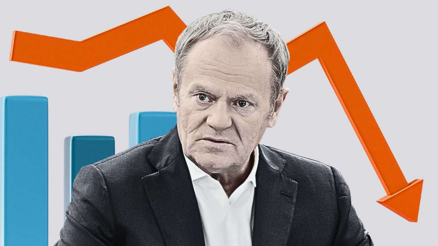 Donald Tusk na tle słupków sondażowych