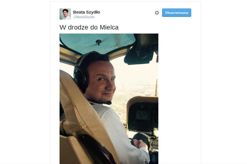 Beata Szydło apeluje, by w kampanii nie wykorzystywać przetargu na śmigłowce dla wojska. Sama to robiła.