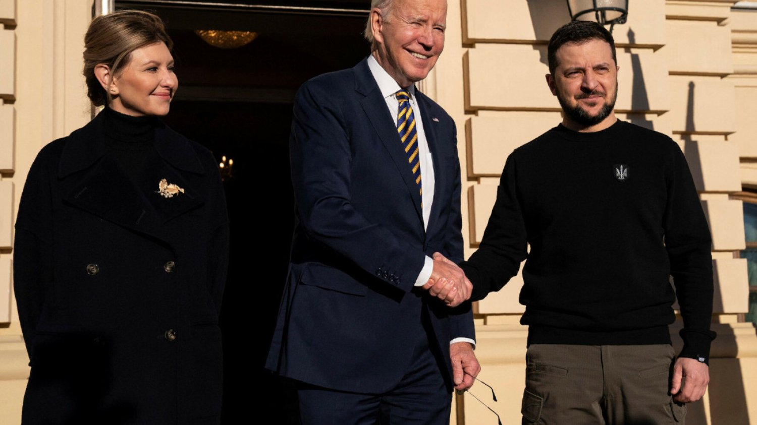 Ołena Zełenska, Joe Biden i Wołodymyr Zełenski