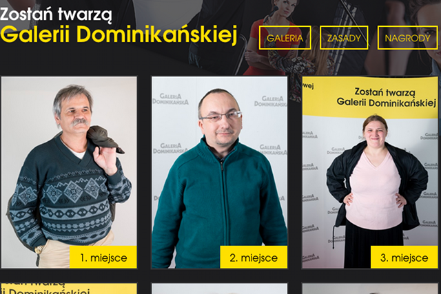 Galeria Dominikańska - konkurs na jej twarz