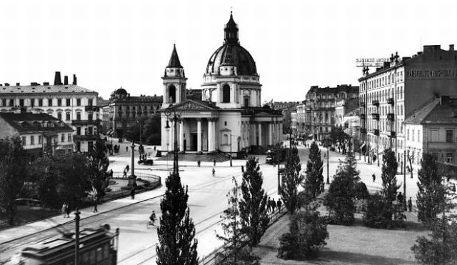 Plac Trzech Krzyży, 1929 rok, Warszawa