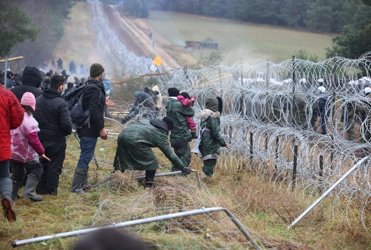 Czeremcha. 100 migrantów próbowało forsować granicę