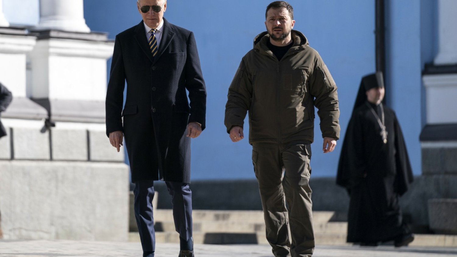 Joe Biden i Wołodymyr Zełenski