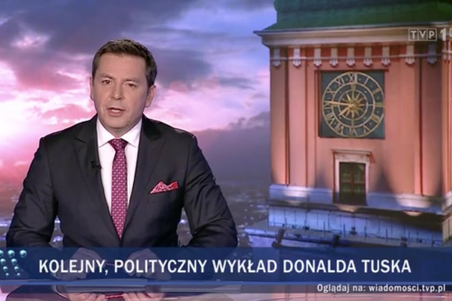 "Wiadomości" TVP znowu zaatakowały Donalda Tuska i opozycję.