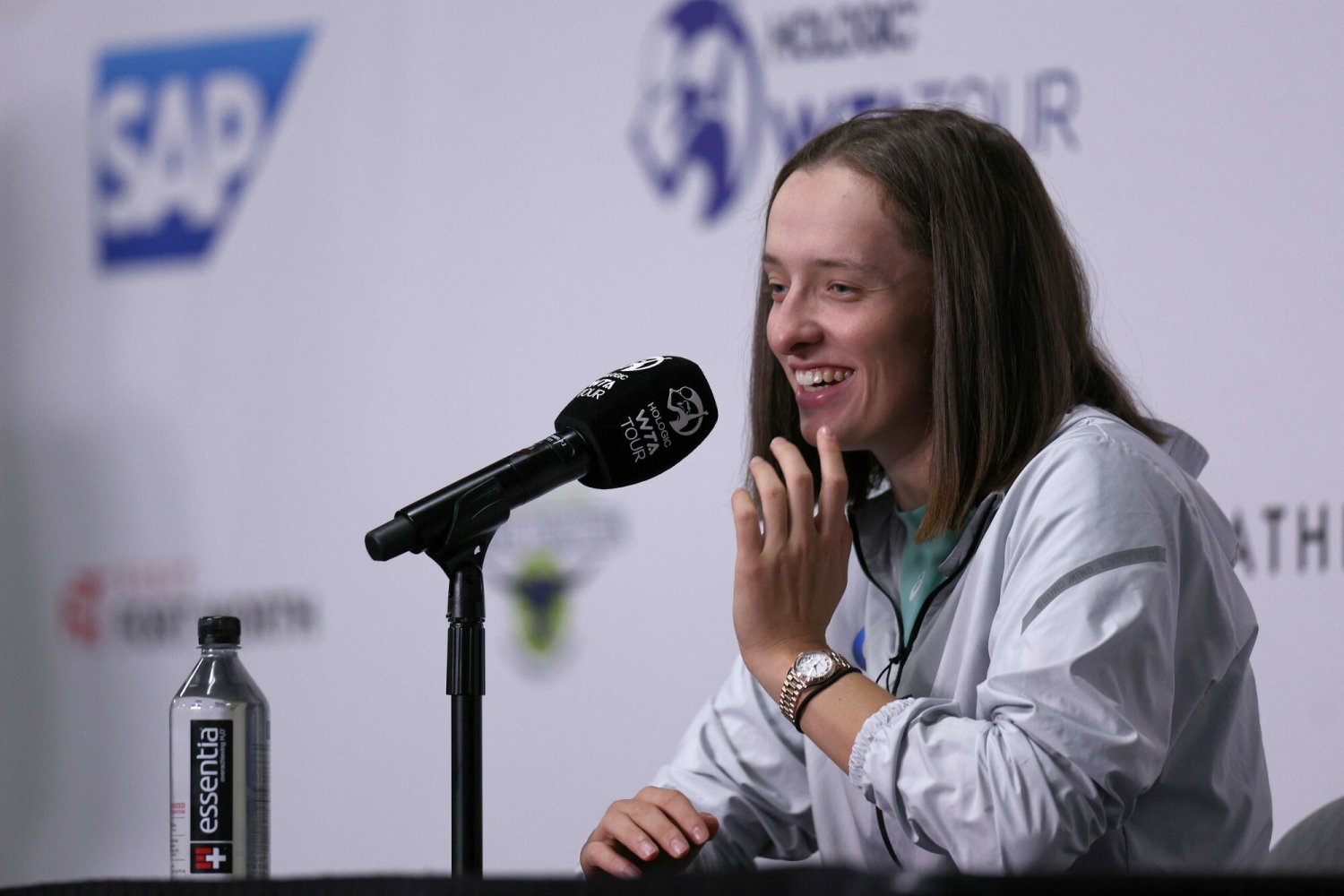 Iga Świątek: to jest zabawne, mam nadzieję, że Robert Lewandowski ma dystans