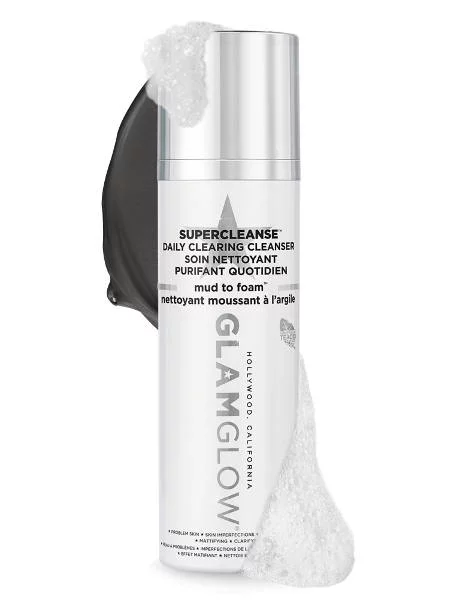 "Czarne złoto". Maska - żel do oczyszczania twarzy, do cery tłustej SuperCleanse GlamGlow