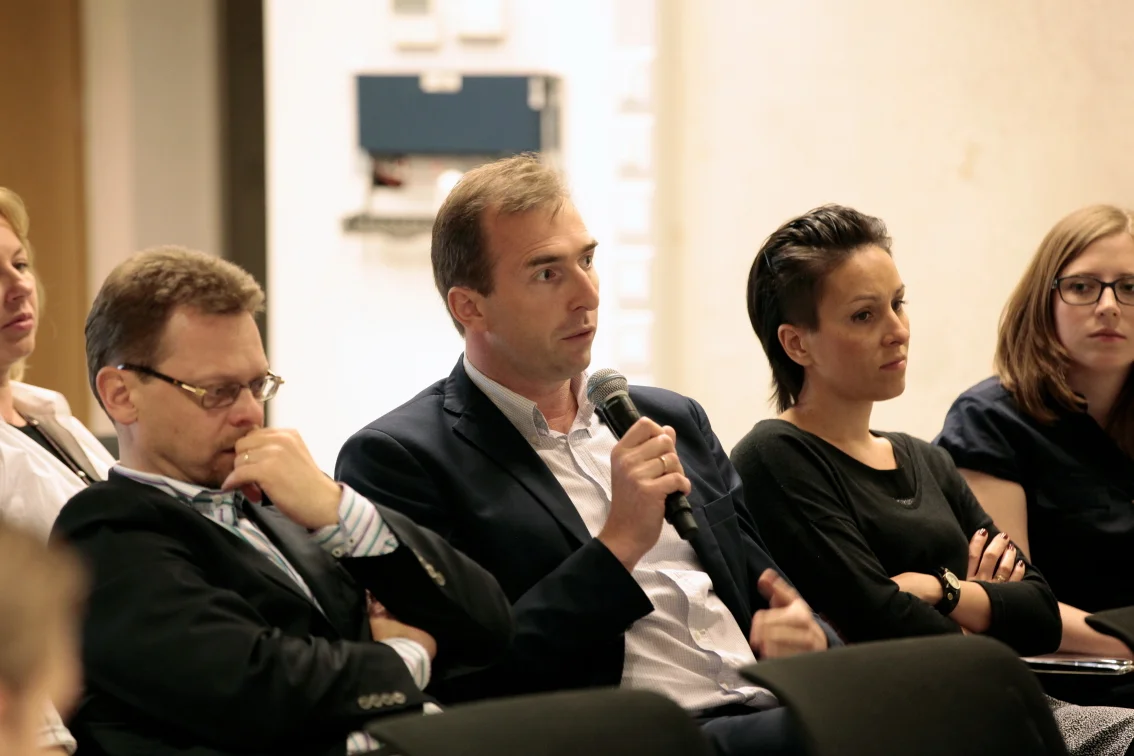 foto: Leszek Wiśniewski, od lewej: Marcin Szumowski (Medicalgorithmics SA ), Tomasz Poniński (Orenore).