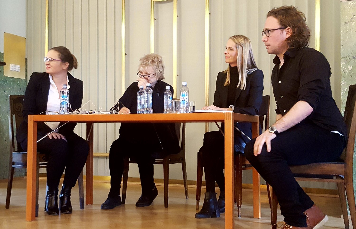 Barbara Nowacka, Eva Joly, Cathrine Moe Thorleifsson i Igor Devold