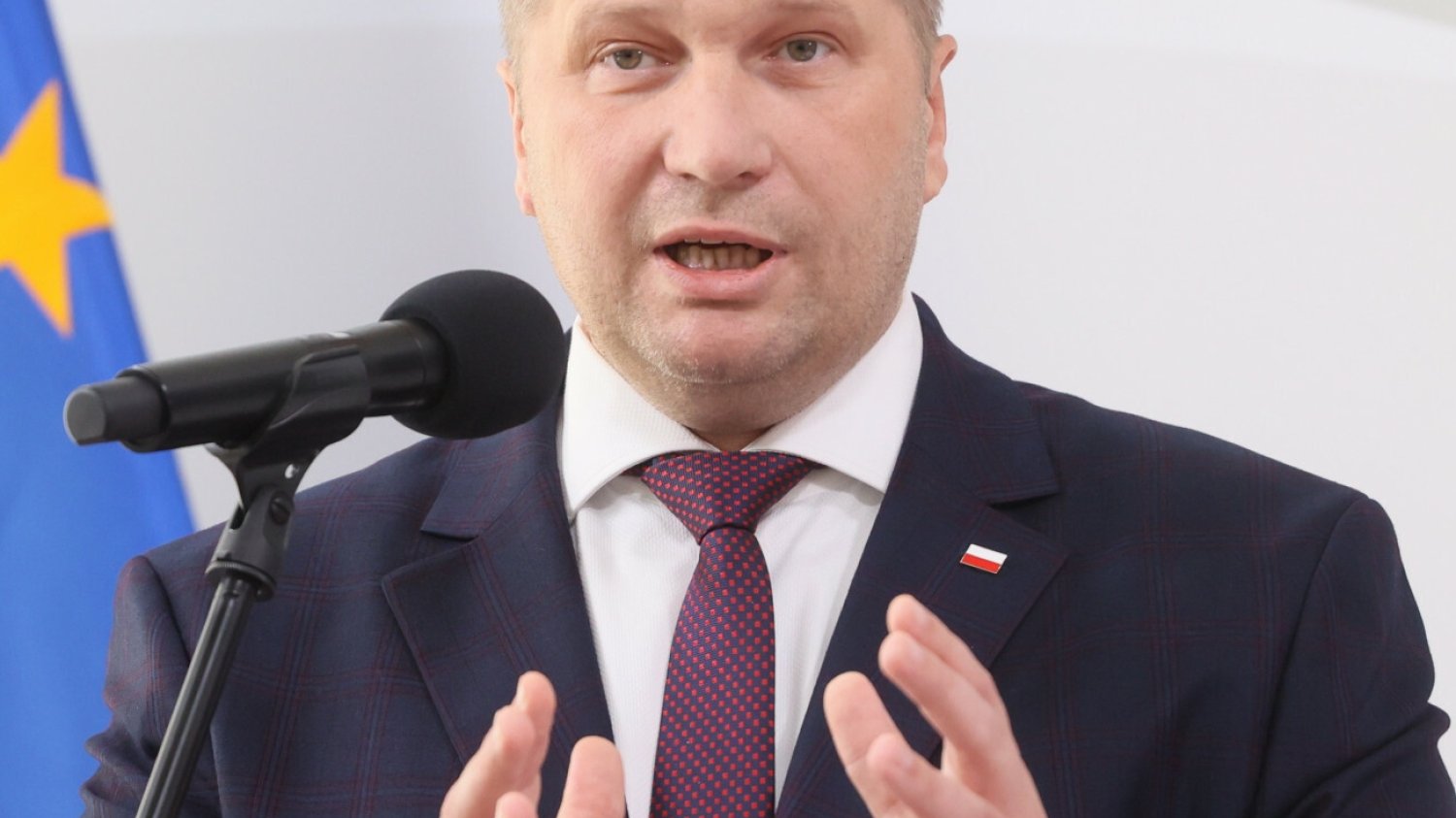 Scysja Czarnka z dziennikarzem TVN