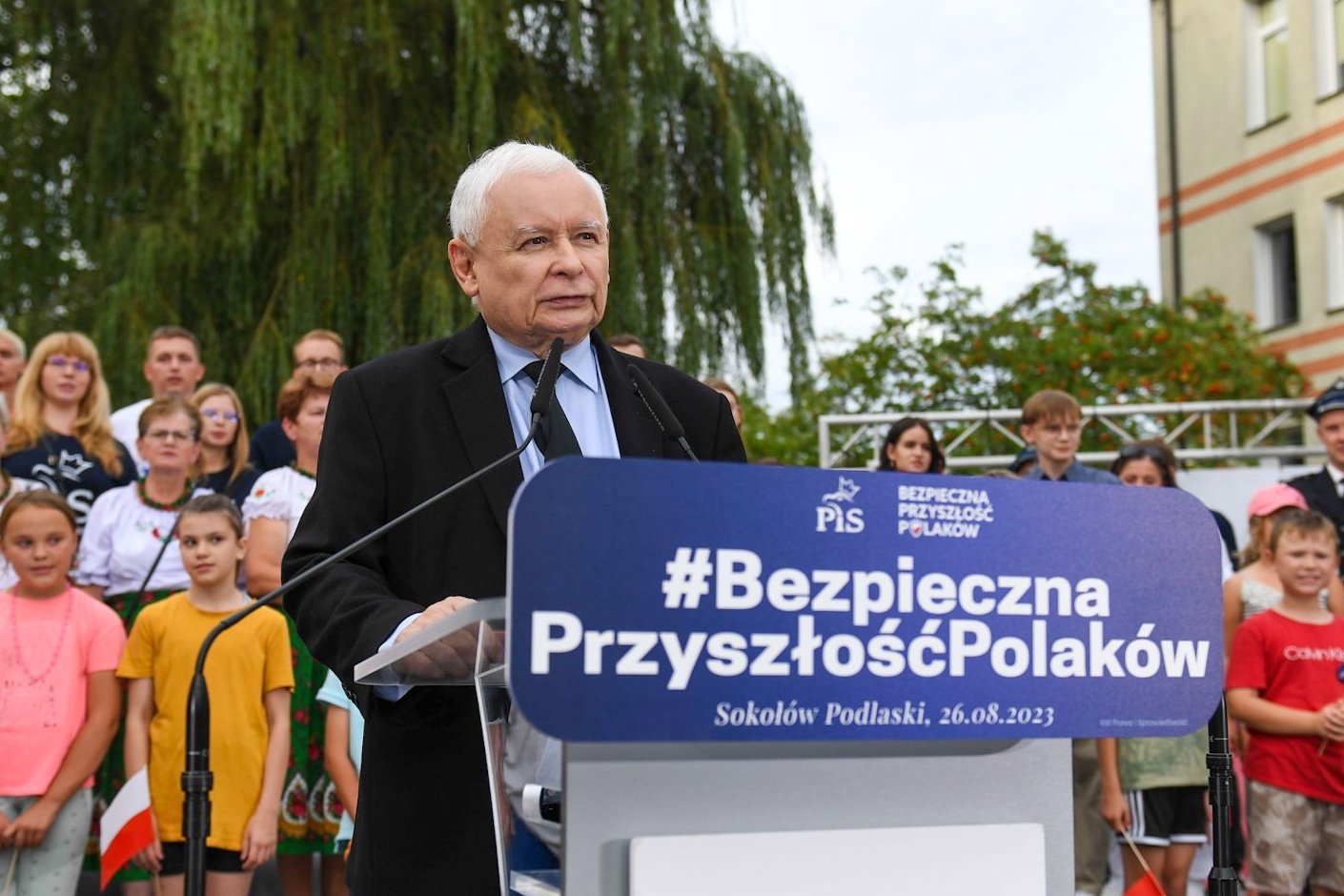 Kaczyński odleciał w Sokołowie Podlaskim. Absurdalne zarzuty wobec PO.
