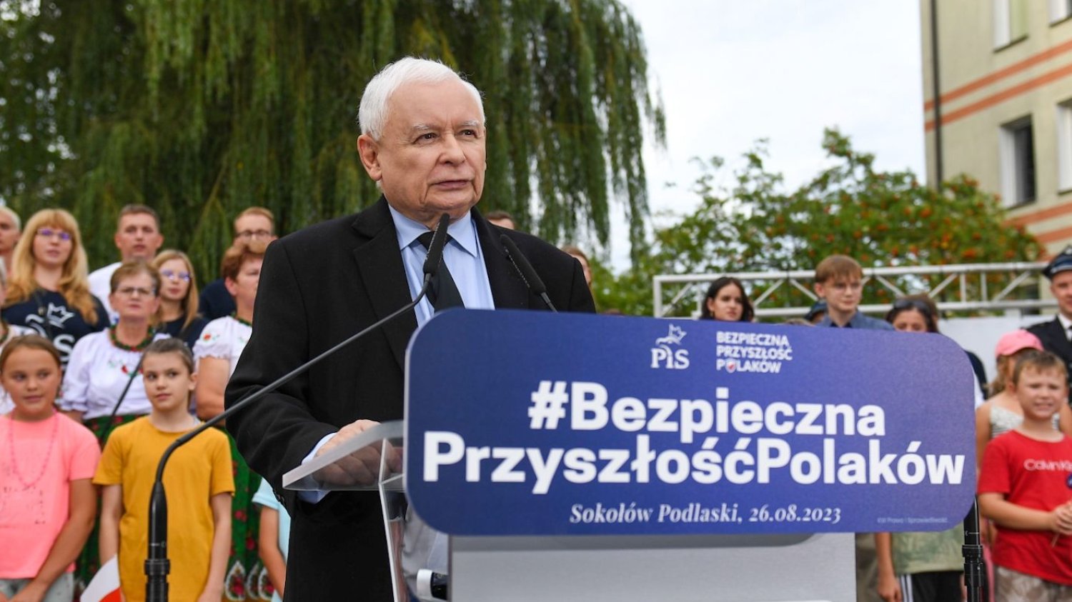 Kaczyński odleciał w Sokołowie Podlaskim. Absurdalne zarzuty wobec PO.