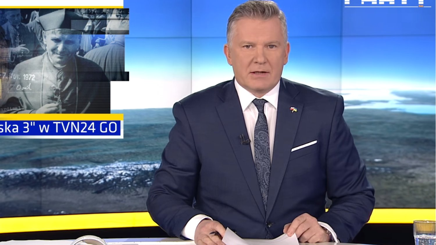 Nietypowe zakończenie "Faktów" TVN 9 marca.