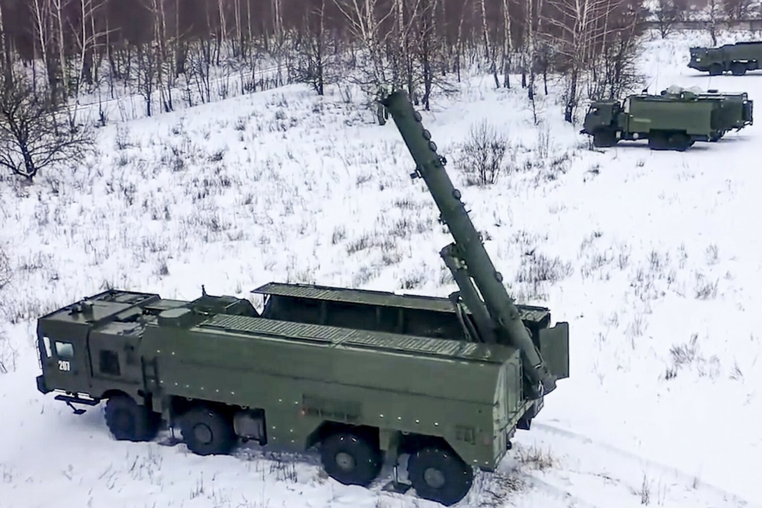 Rosja strzela rakietami z Białorusi.