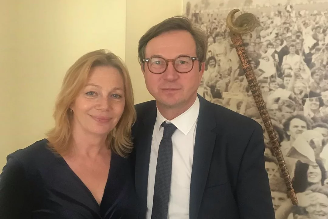 Maja Barełkowska i Piotr Cyrwus