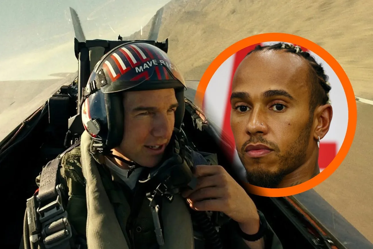 Lewis Hamilton "Top Gun: Maverick" Lewis Hamilton "Top Gun: Maverick"