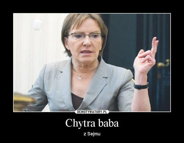 Chytra Baba z Sejmu, czyli marszałek Ewa Kopacz jako konkurencja Chytrej Baby z Radomia.