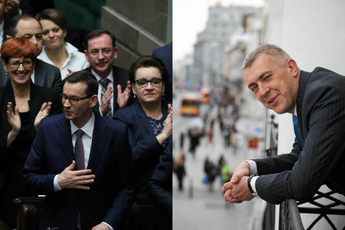 Roman Giertych zakpił z Mateusza Morawieckiego w kontekście jego prośby o wotum zaufania.