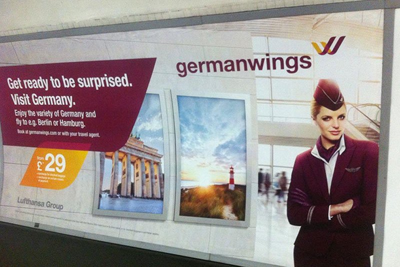 Linie Germanwings uznały, że ich hasło reklamowe jest niewłaściwie w obecnej sytuacji.
