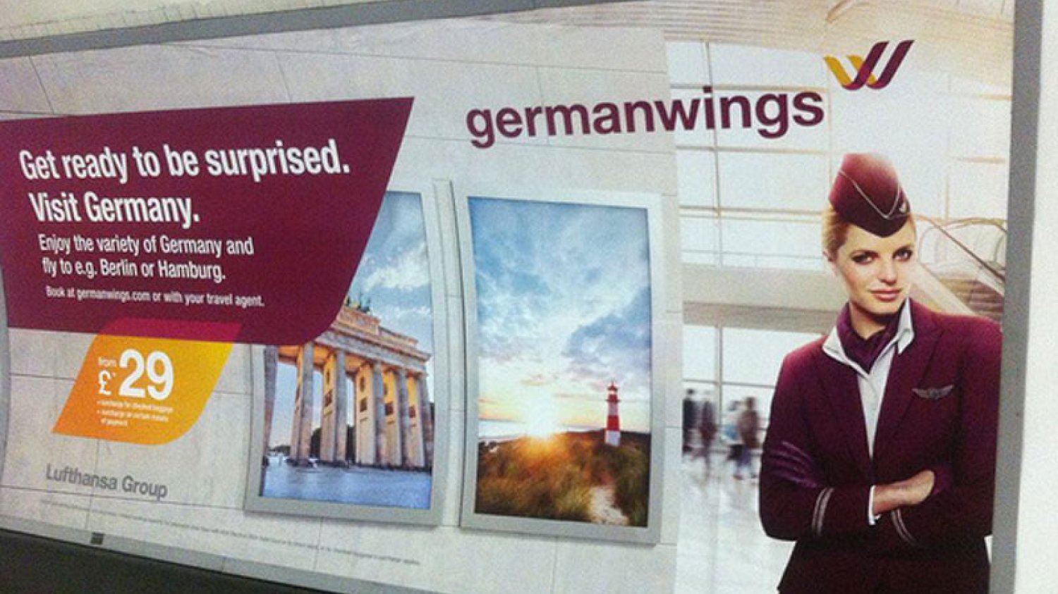 Linie Germanwings uznały, że ich hasło reklamowe jest niewłaściwie w obecnej sytuacji.
