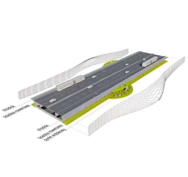 Nowy Most Łazienkowski według projektu Inicjatywy Projektowej