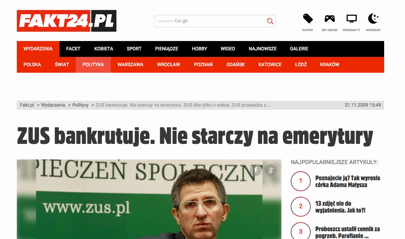 Takie tytuły sprawiają, że młodzi tracą zapał do płacenia składek...