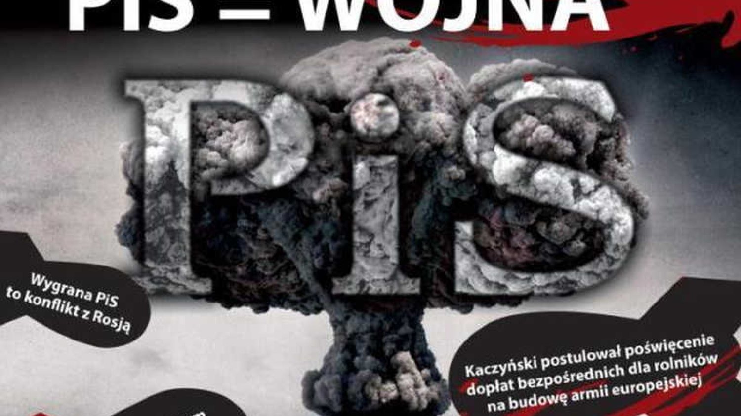 Ulotka wyborcza PSL wywołała wojnę z PiS.