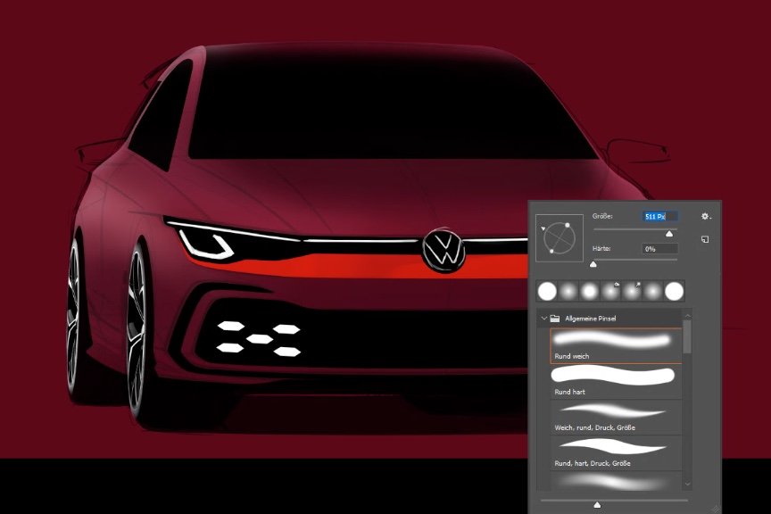 Projektowanie VW Golfa GTI