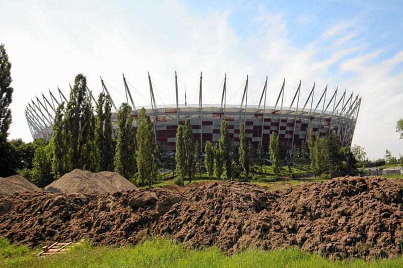 Stadion Narodowy w Warszawie.