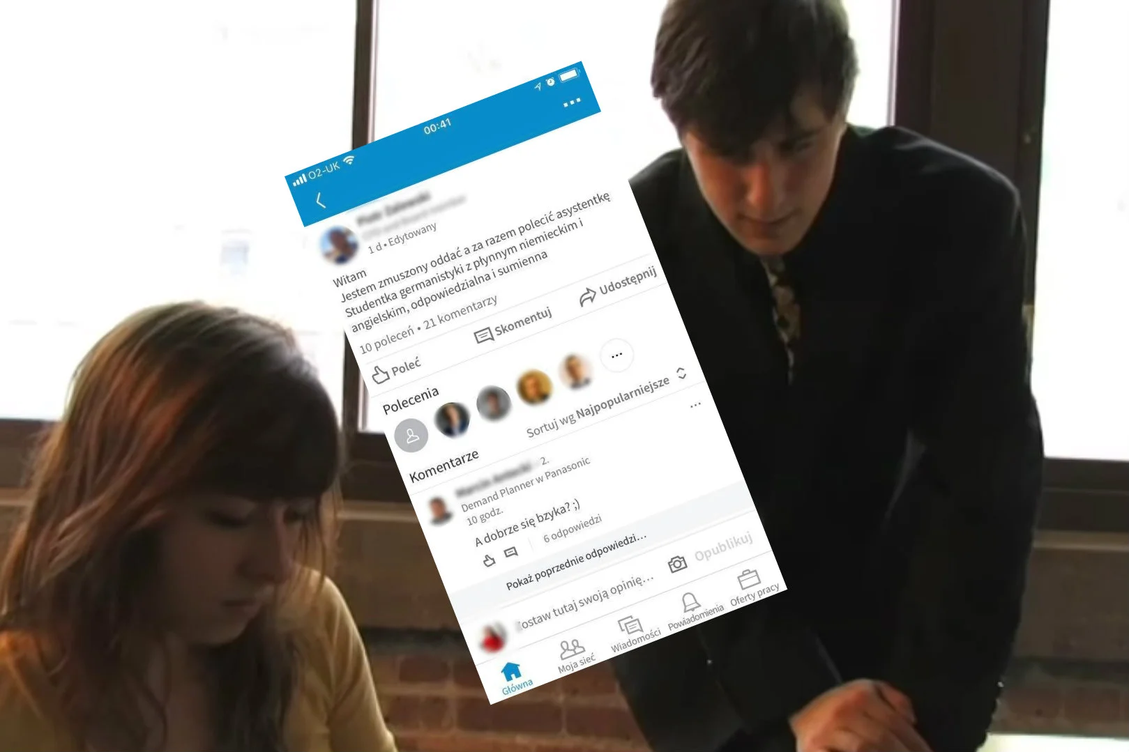 "Jestem zmuszony oddać, a zarazem polecić asystentkę" to ogłoszenie, jakie wywołało oburzenie w internecie.