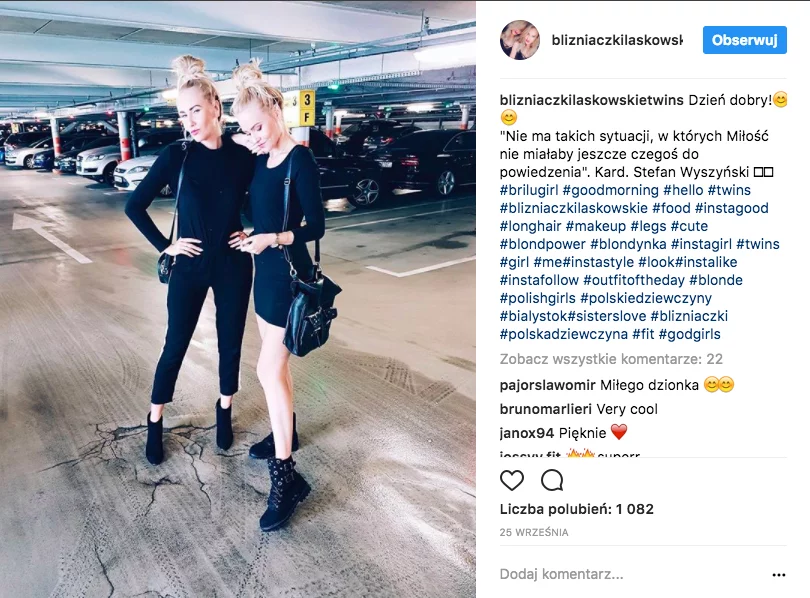 Instagirls i cytaty z Wyszyńskiego