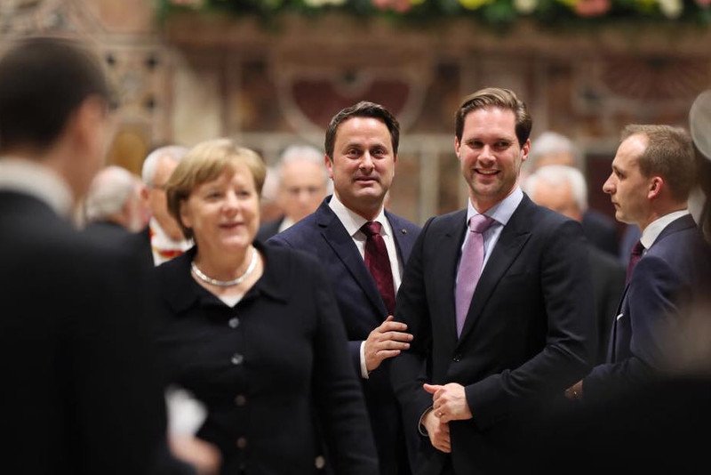 Premier Luksemburga Xavier Battel i jego mąż Gauthier Destinay.