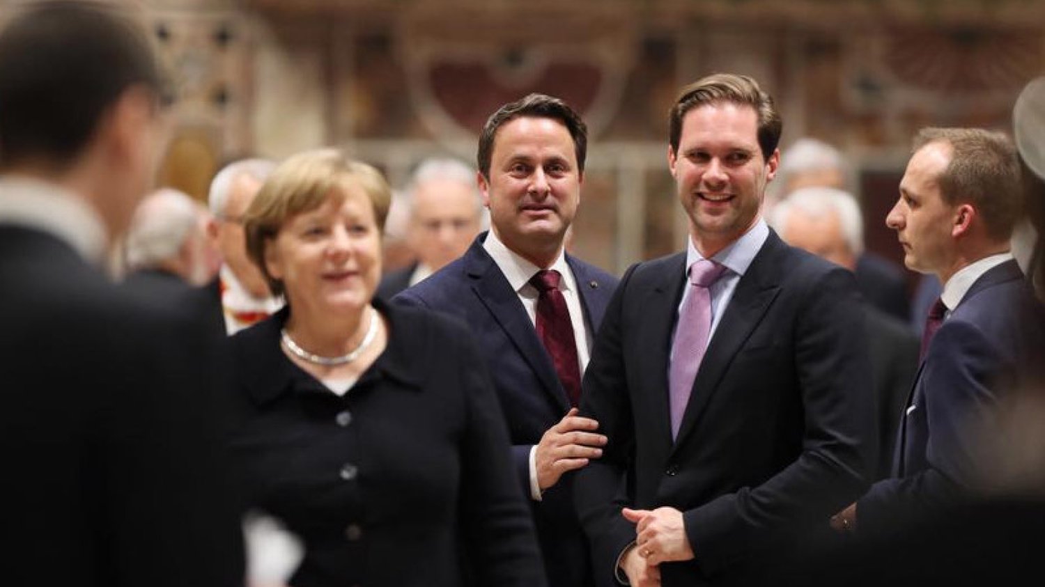 Premier Luksemburga Xavier Battel i jego mąż Gauthier Destinay.