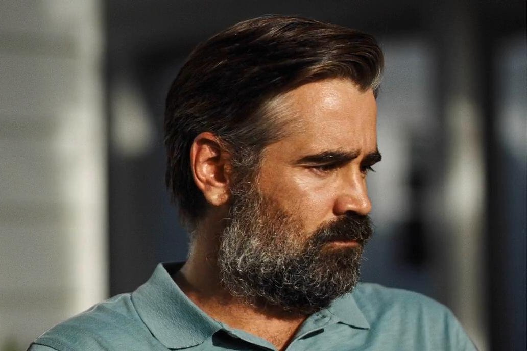 Kadr z filmu "Zabicie świętego jelenia" z 2017 roku, gdzie w główną rolę wcielił się Colin Farrell