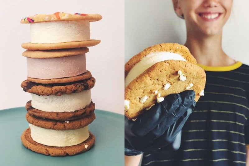 Lody w ciastkach to deser charakterystyczny dla Nowego Jorku, w którym wychowały się siostry Frankowskie