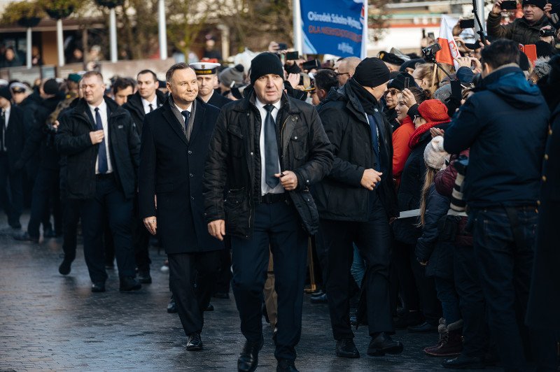 Prezydent Andrzej Duda na Pomorzu nie spotkał się z entuzjastycznym przyjęciem.