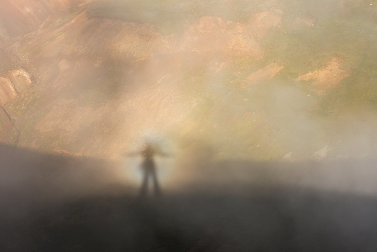 Widmo Brockenu zaobserwowane na Islandii