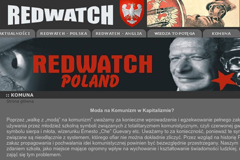 Strona Redwatch nawołuje do szukania "zdrajców".