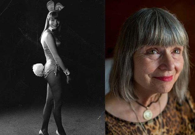Króliczki Playboya kiedyś i dziś. Starzeją się z godnością! Tutaj: Sandy Speier.