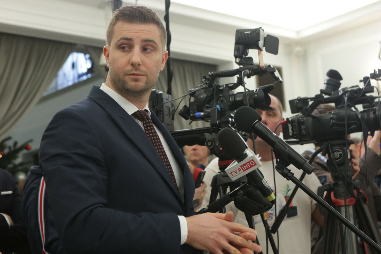 Miłosz Kłeczek zaprosił na "protest w obronie wolnych mediów" przed siedzibą TVP