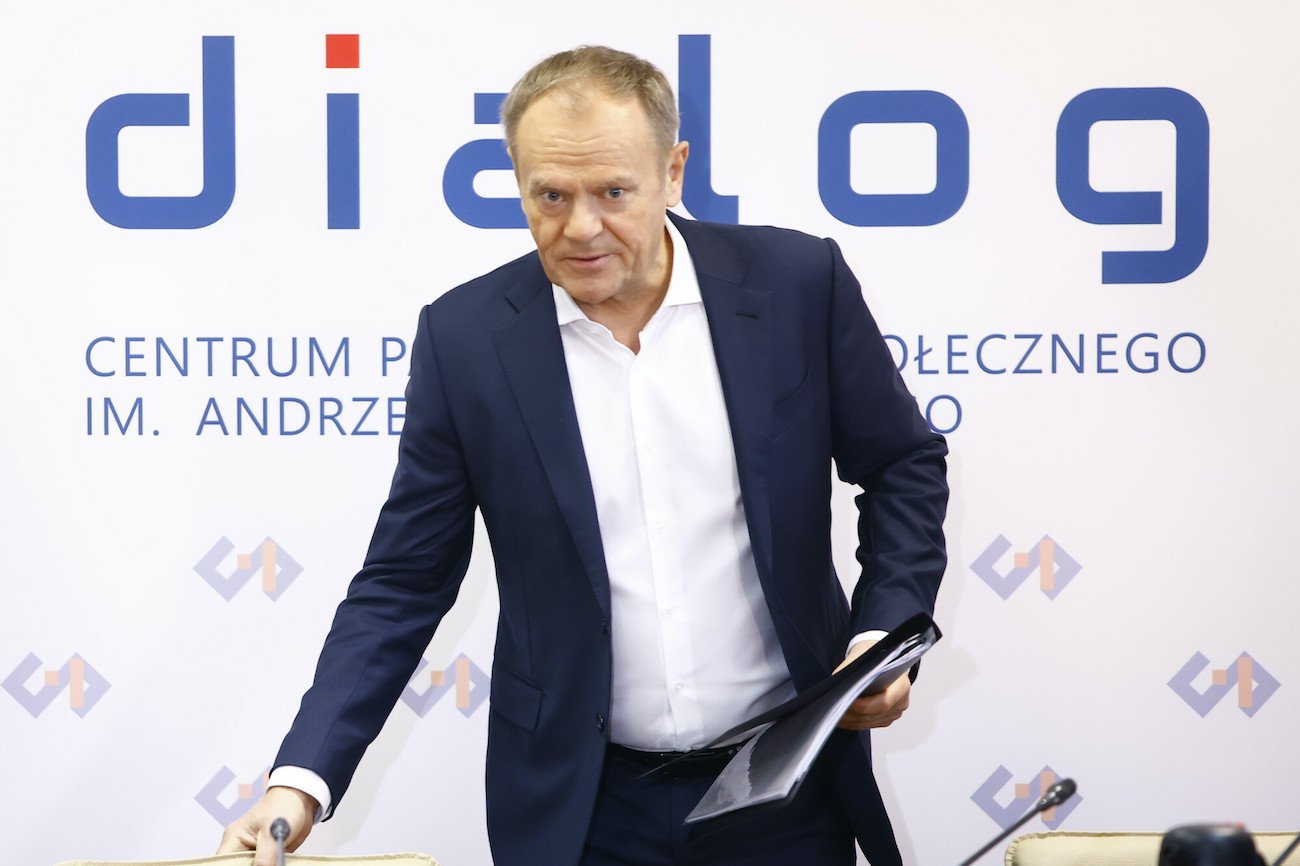 Podczas spotkania z Donaldem Tuskiem doszło do incydentu