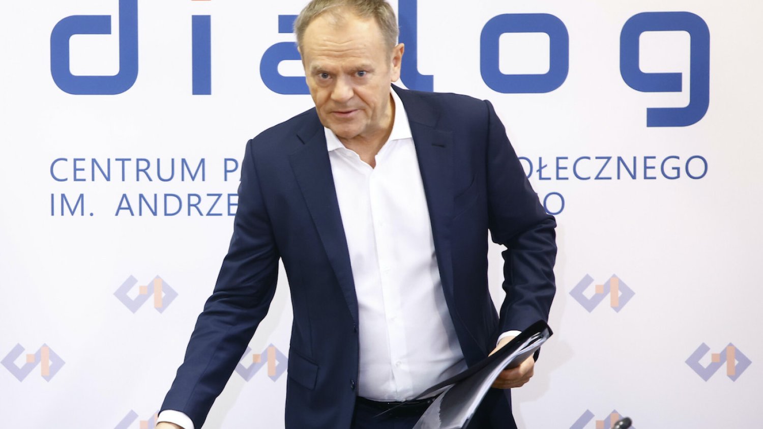Podczas spotkania z Donaldem Tuskiem doszło do incydentu