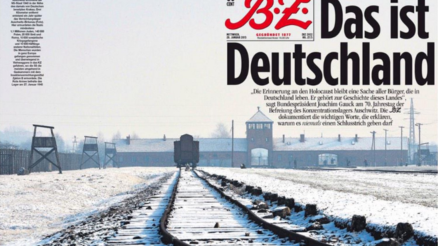 Mocna okładka największej berlińskiej gazety