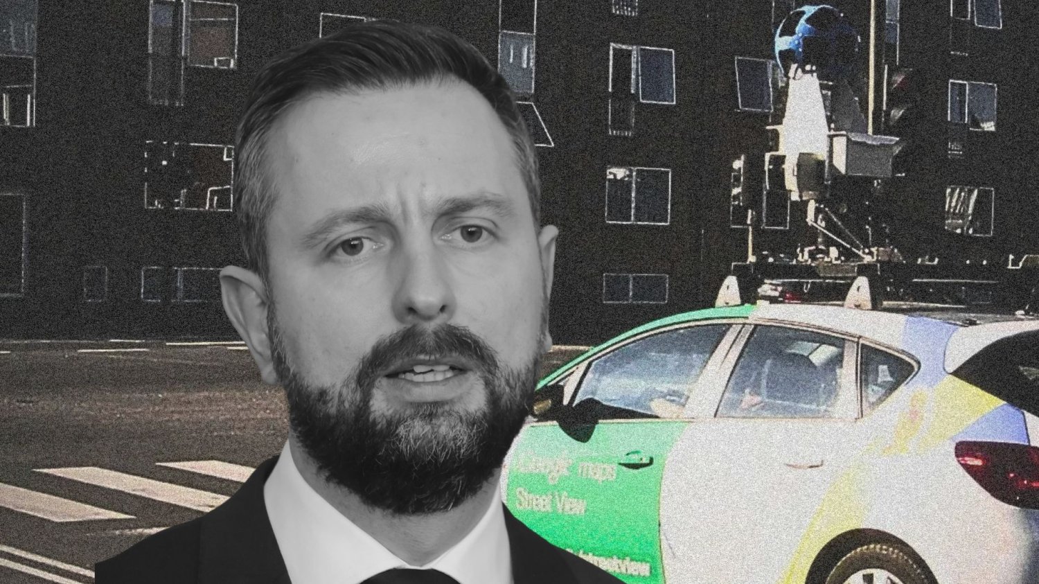 Władysław Kosiniak-Kamysz i samochód Google Maps