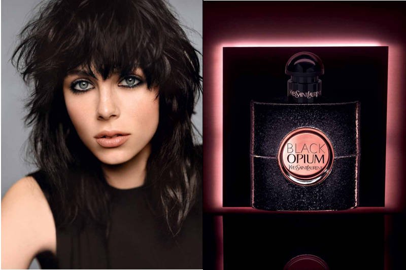 Edie Campbell w kampanii Black Opium YSL