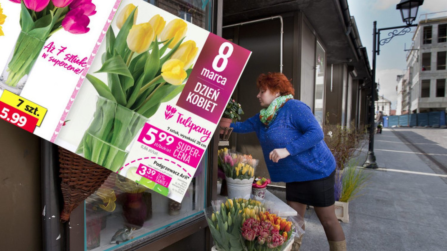 Promocyjny bukiet z marketu "odbiega jakością" - ostrzega plantatorka tulipanów.